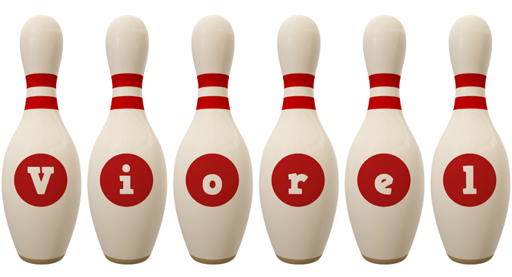 Viorel bowling-pin logo