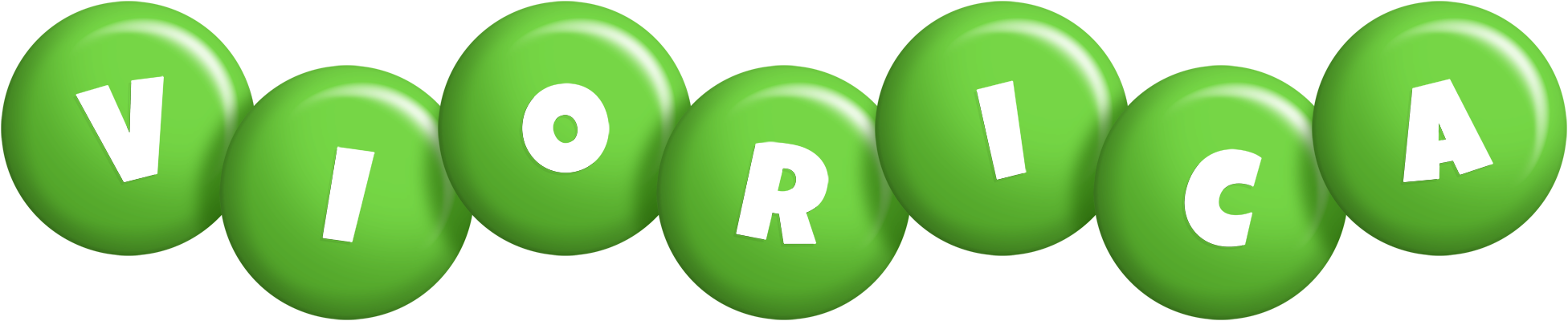 Viorica candy-green logo