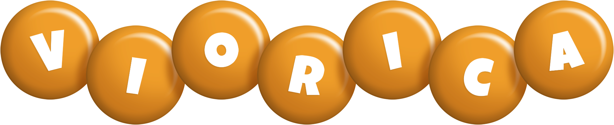 Viorica candy-orange logo