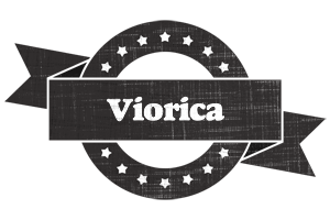 Viorica grunge logo