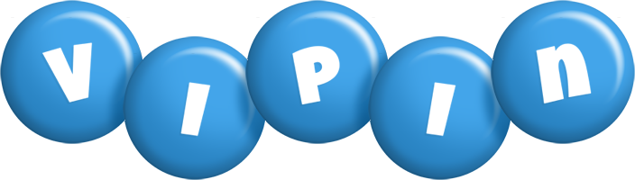 Vipin candy-blue logo