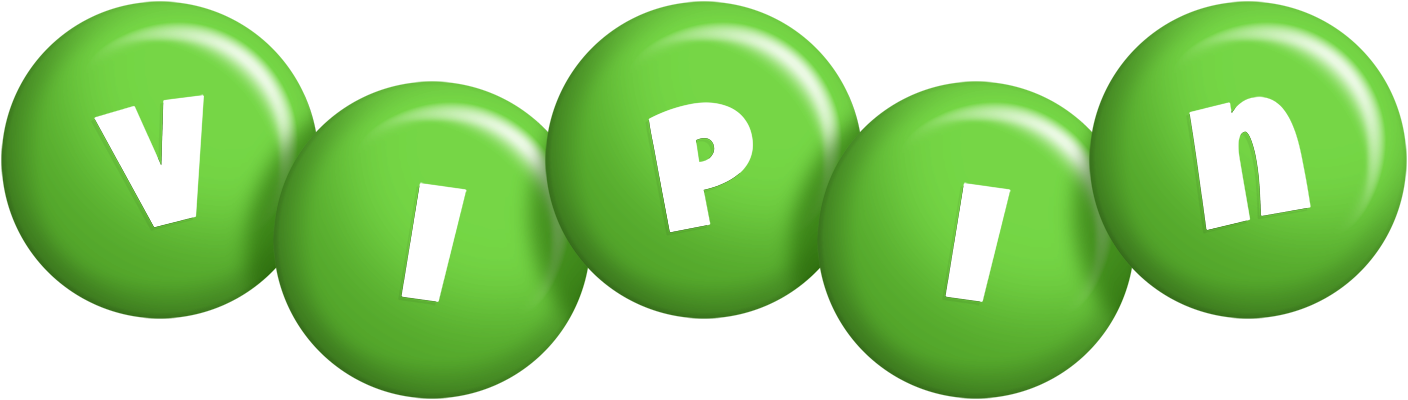 Vipin candy-green logo