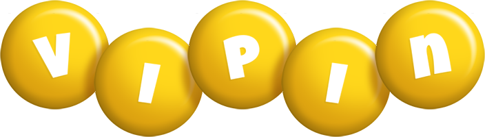 Vipin candy-yellow logo