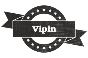 Vipin grunge logo