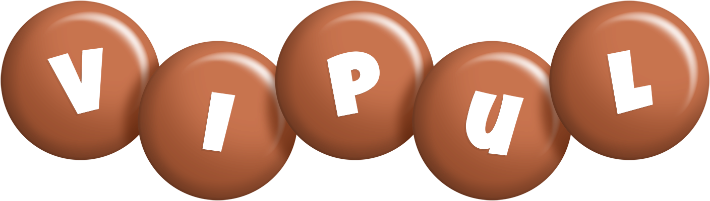 Vipul candy-brown logo