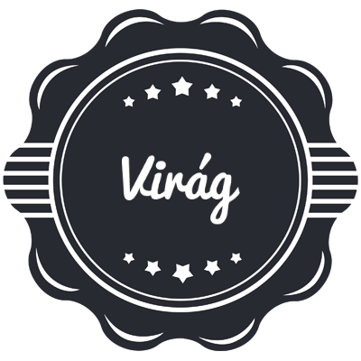 Virág badge logo