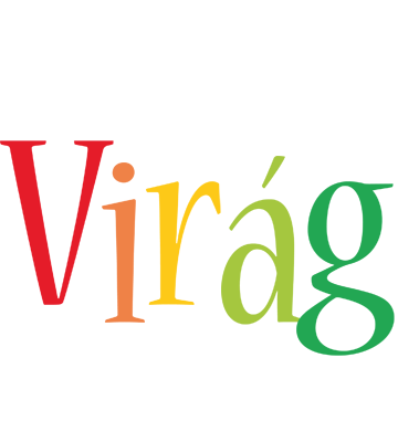 Virág birthday logo