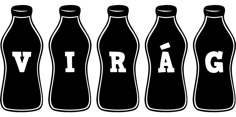 Virág bottle logo