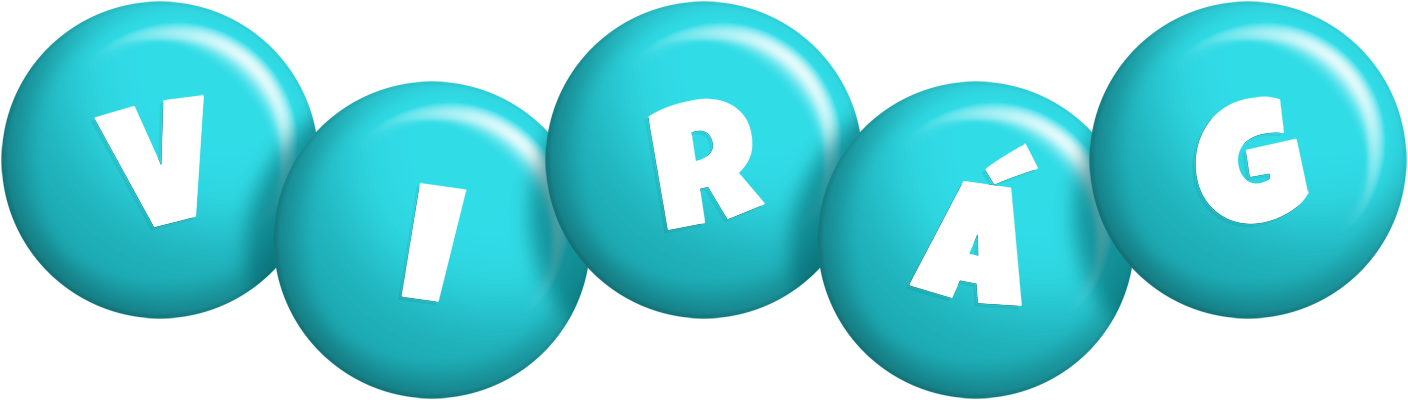 Virág candy-azur logo