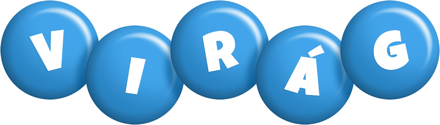 Virág candy-blue logo
