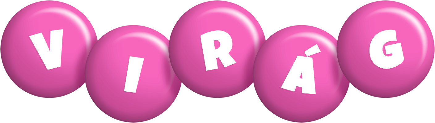 Virág candy-pink logo