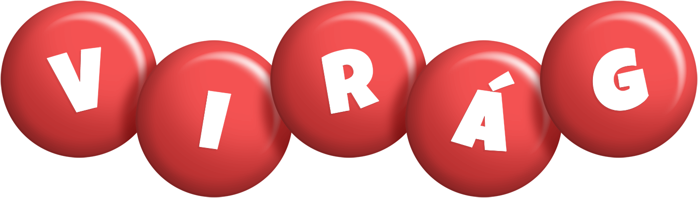 Virág candy-red logo