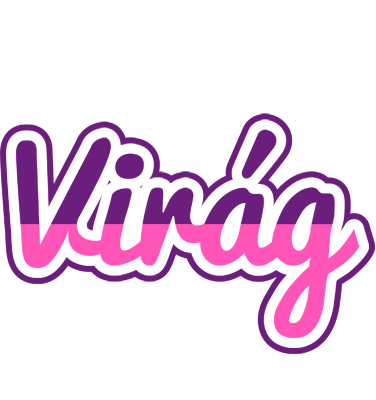 Virág cheerful logo