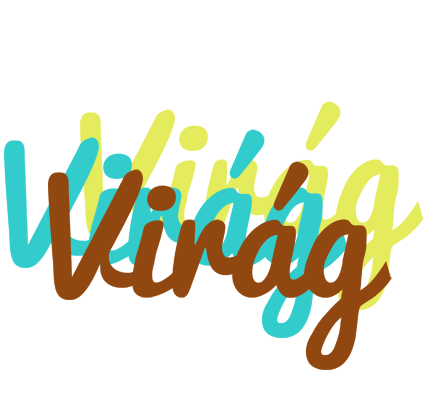 Virág cupcake logo