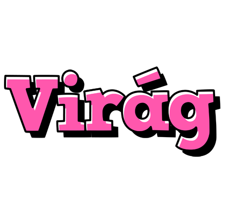 Virág girlish logo