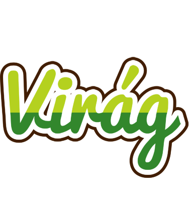Virág golfing logo