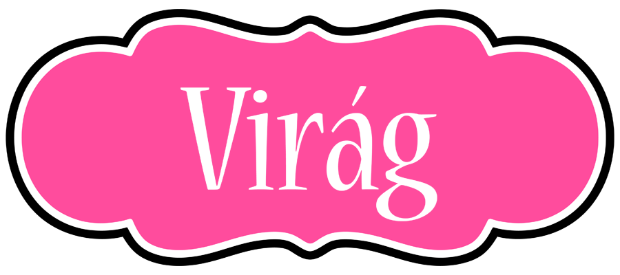 Virág invitation logo