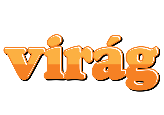 Virág orange logo