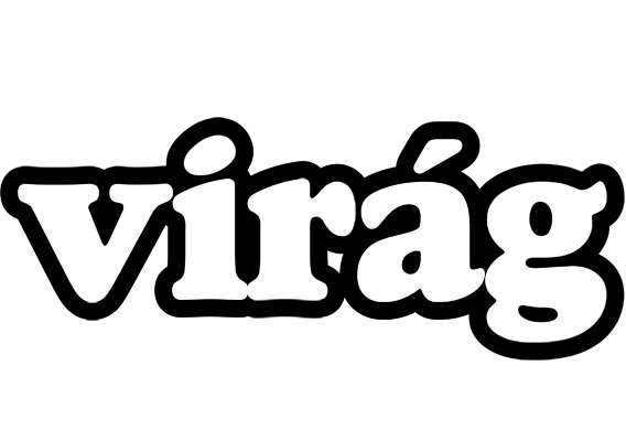 Virág panda logo