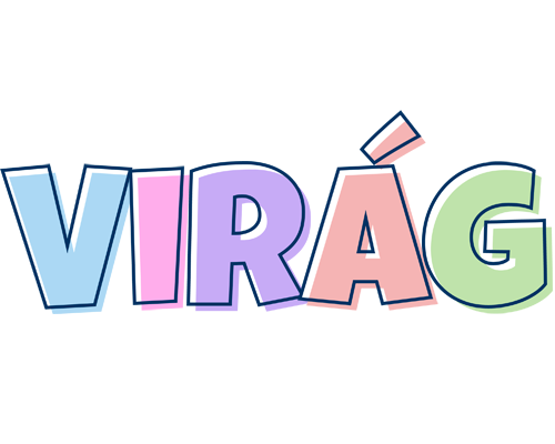 Virág pastel logo