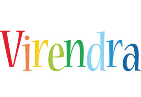 Virendra birthday logo
