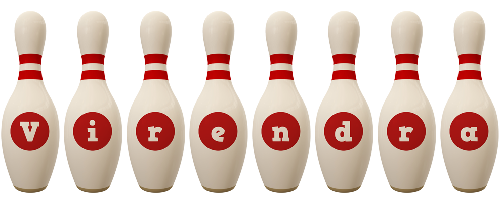 Virendra bowling-pin logo