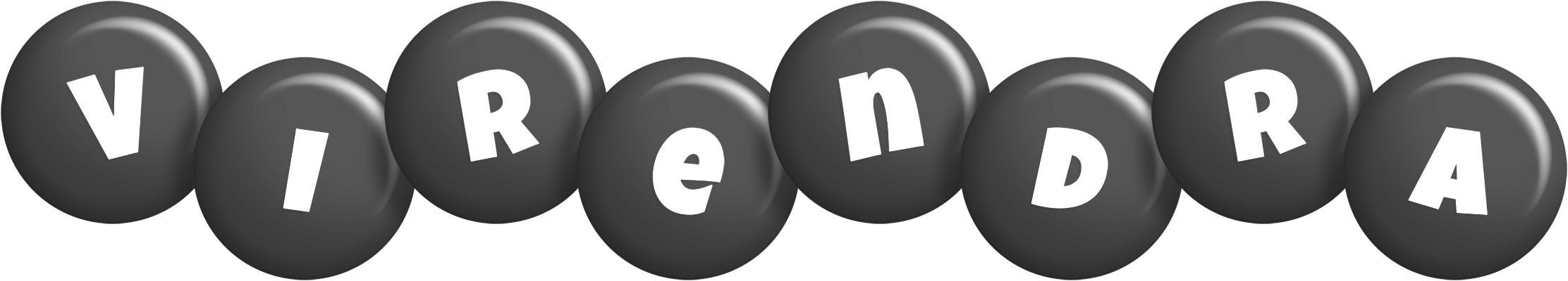 Virendra candy-black logo