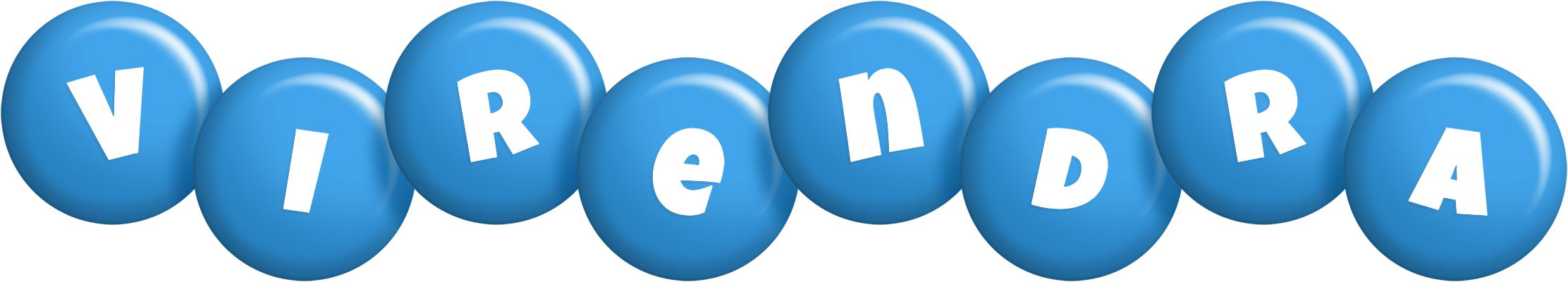 Virendra candy-blue logo