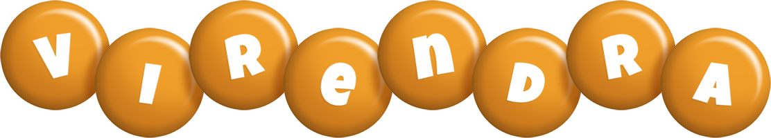 Virendra candy-orange logo
