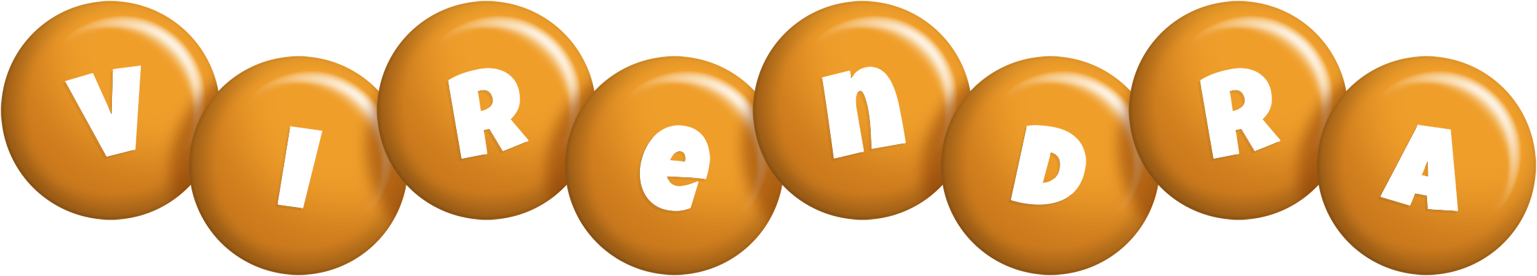 Virendra candy-orange logo