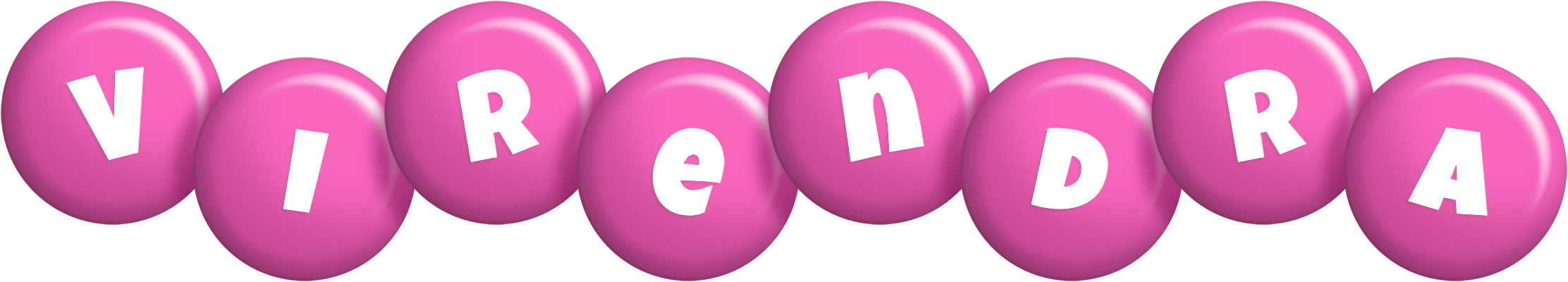 Virendra candy-pink logo