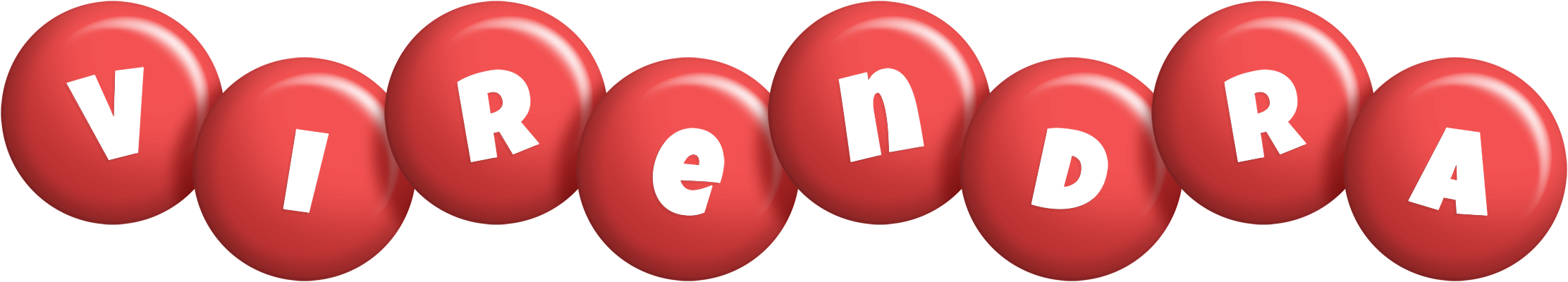 Virendra candy-red logo