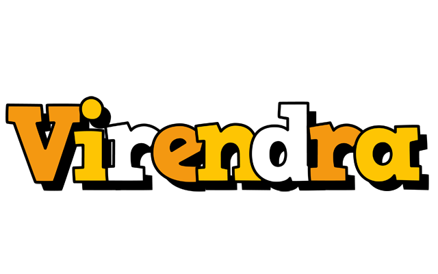 Virendra cartoon logo