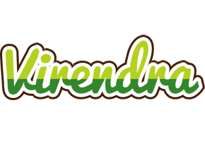 Virendra golfing logo