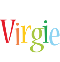 Virgie birthday logo