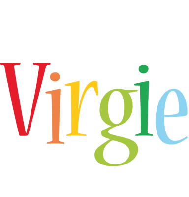 Virgie birthday logo