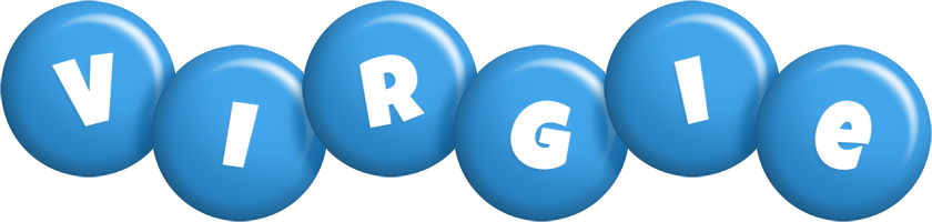 Virgie candy-blue logo