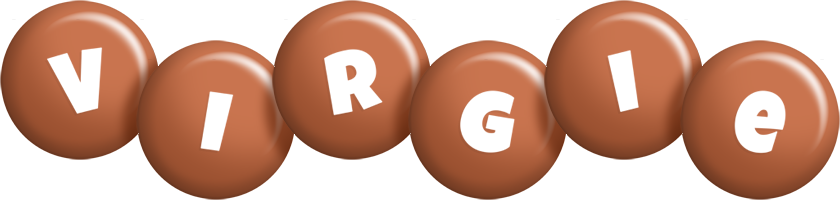 Virgie candy-brown logo