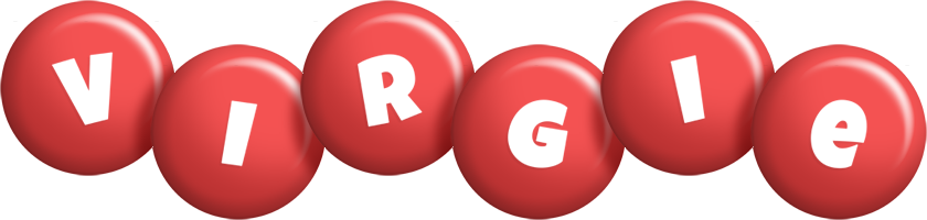 Virgie candy-red logo