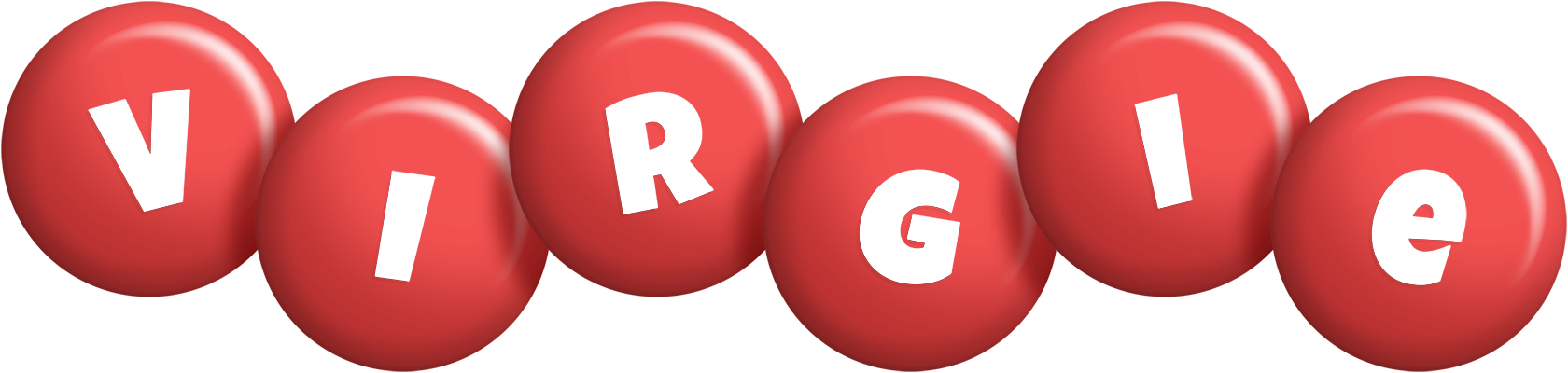 Virgie candy-red logo