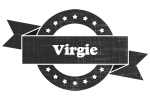 Virgie grunge logo