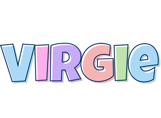 Virgie pastel logo