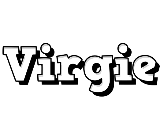 Virgie snowing logo