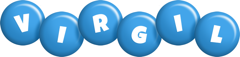 Virgil candy-blue logo