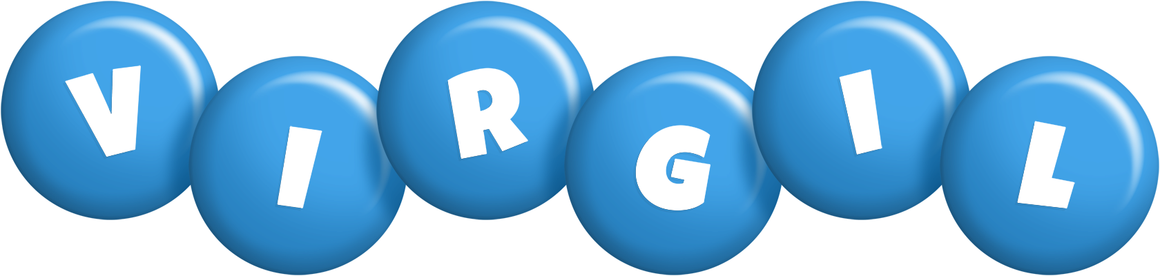 Virgil candy-blue logo