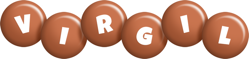Virgil candy-brown logo