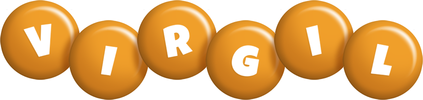 Virgil candy-orange logo