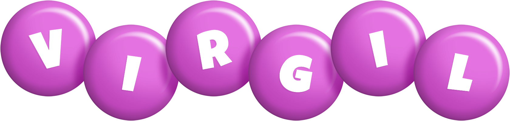 Virgil candy-purple logo