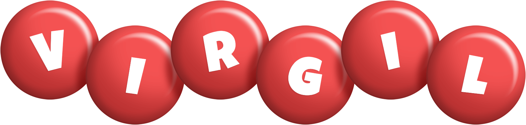Virgil candy-red logo