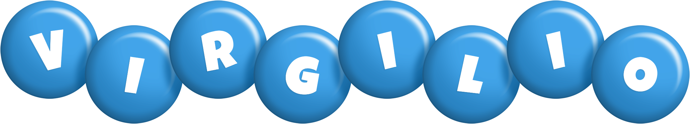 Virgilio candy-blue logo